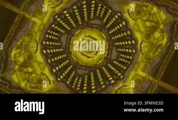 Abstract pattern featuring concentric circles and vibrant colors Stock ...