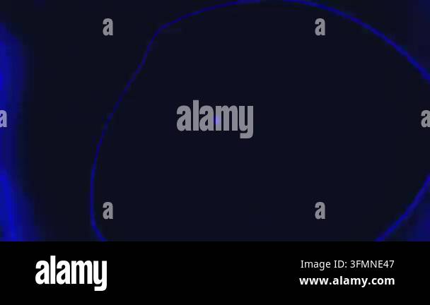 abstract technology background with bokeh lights and shapes Stock Video ...