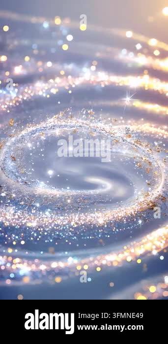 abstract background with bokeh lights and glowing stars Stock Video ...