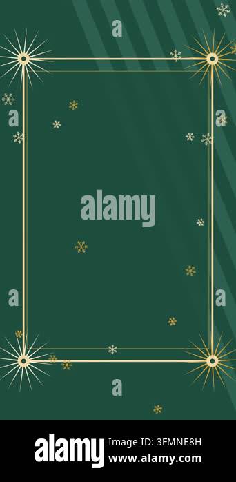 Christmas Retro Starburst Corners Frame Title Background on Bottle ...