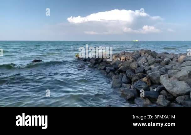 beautiful seascape. nature background Stock Video Footage - Alamy