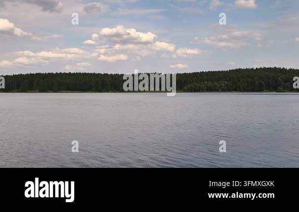 beautiful view of the lake Stock Video Footage - Alamy