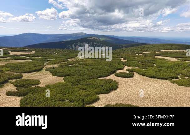 beautiful landscape with mountains and blue sky Stock Video Footage - Alamy