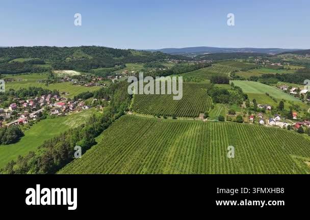 beautiful view of the countryside Stock Video Footage - Alamy