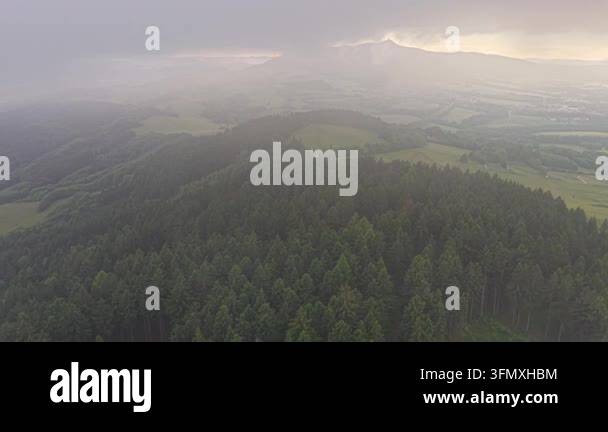 aerial view of beautiful landscape in the mountains. carpathian ...