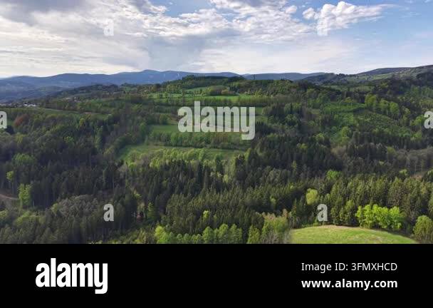 beautiful view of green mountains in the summer Stock Video Footage - Alamy