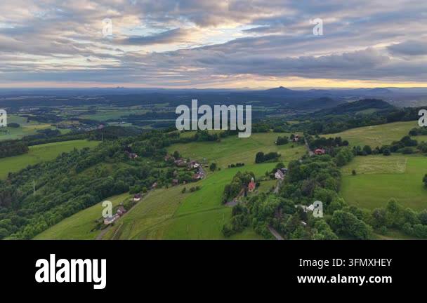 aerial view of the mountains Stock Video Footage - Alamy