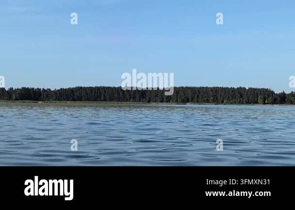 beautiful landscape of the lake Stock Video Footage - Alamy
