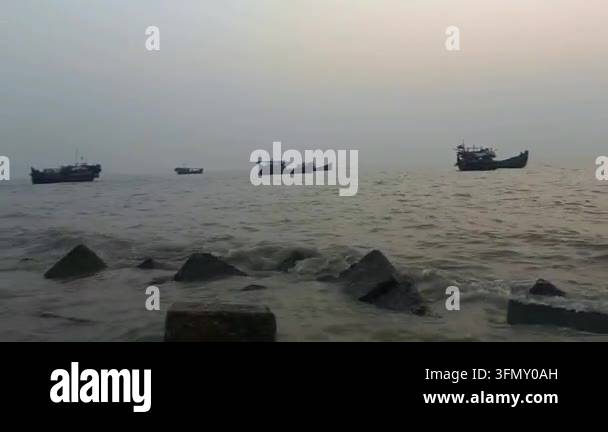 beautiful view of the sea. nature Stock Video Footage - Alamy