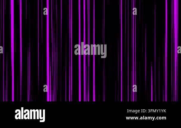 A mesmerizing display of abstract purple vertical lines against a dark ...