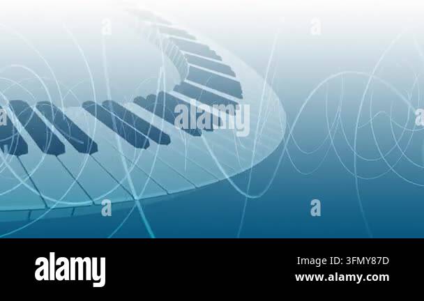 abstract background with waves and lines Stock Video Footage - Alamy