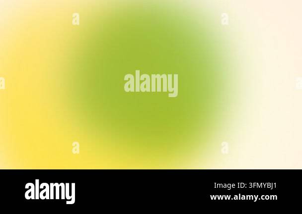 Abstract Blurred Yellow and Green Citrus Circles Moving on White ...