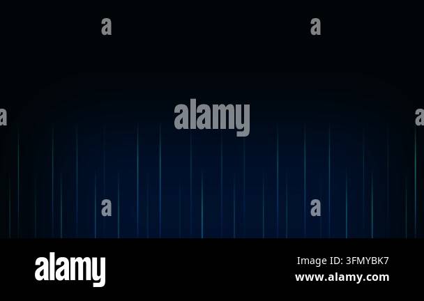 Abstract Blue Vertical Neon Lines Moving in Digital Data Stream on ...