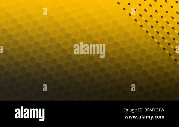 Futuristic 3D Hexagon Wave with Glowing Orange and Yellow Gradient ...