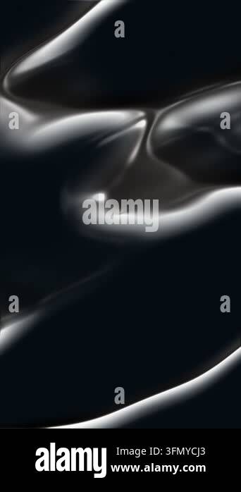 Dark fluid surface, abstract waves, smooth texture Stock Video Footage ...