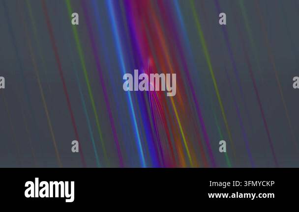 Abstract light streaks, colorful refraction, diagonal motion Stock ...