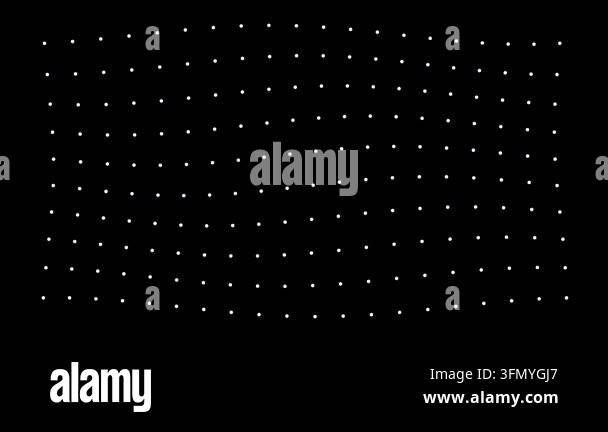 Unduate A mesmerizing abstract animation features countless small white dots ...