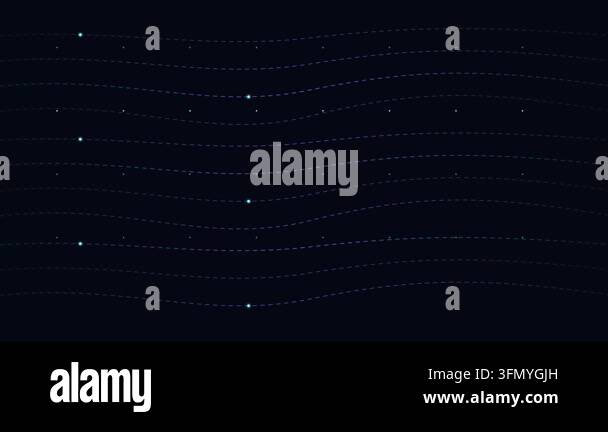 Dynamic abstract digital background featuring a seamless loop of ...