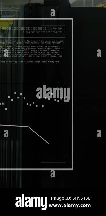 Vertical video: Live data driving HUD CYPHER waveform and hatched area ...