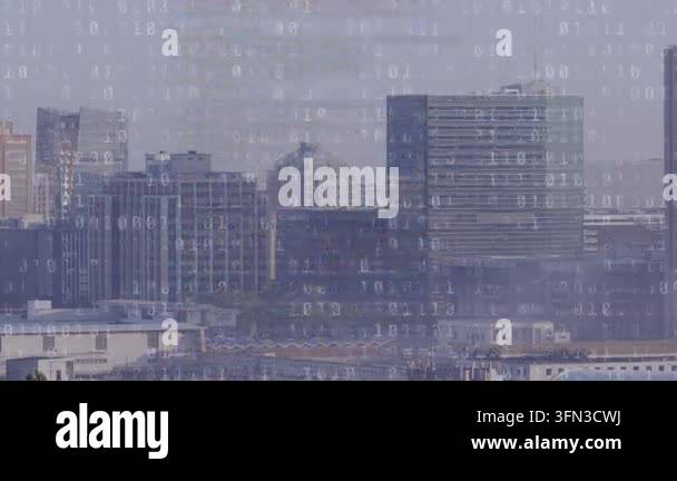 Central buildings being overlaid by scrolling code, overlay ...