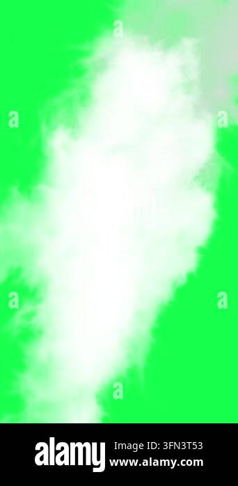 Realistic white smoke or clouds moving slowly and dissipating on a ...