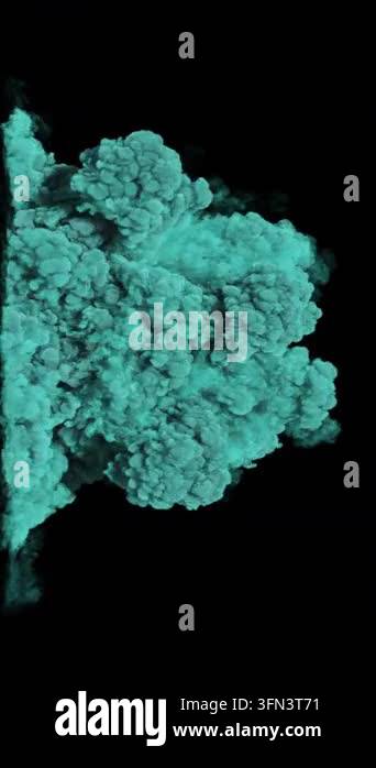Realistic white smoke or vapor flowing horizontally and expanding ...