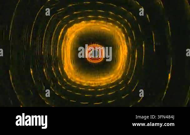 Abstract pattern featuring concentric circles and vibrant colors Stock ...