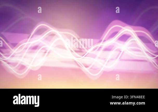 Abstract waves flowing across colorful gradient background Stock Video ...
