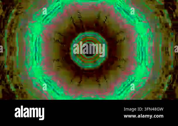 Abstract pattern featuring vibrant colors and circular shapes Stock ...