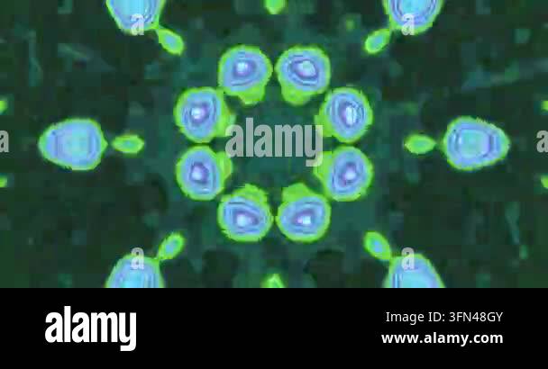 Abstract pattern featuring circular shapes in vibrant colors Stock ...