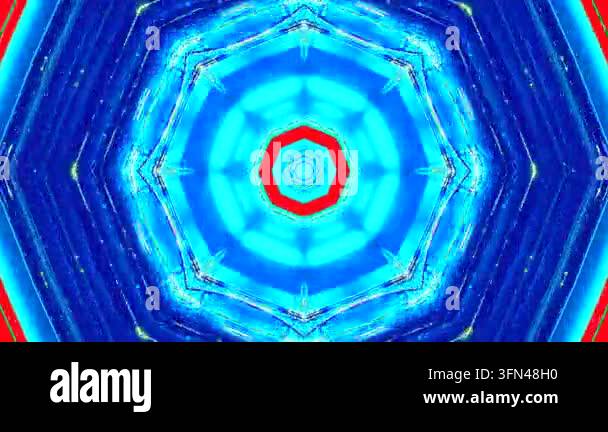 Abstract geometric pattern featuring vibrant blue and red colors Stock ...