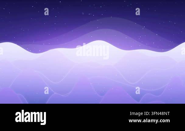 Soft waves flowing across purple gradient background Stock Video ...