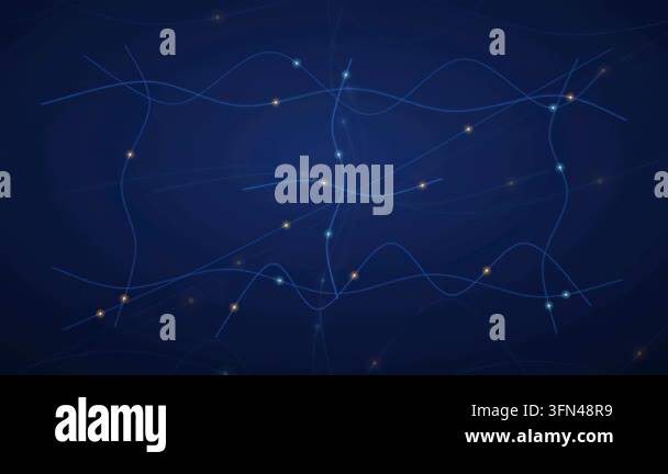 Abstract lines and dots creating wave pattern Stock Video Footage - Alamy