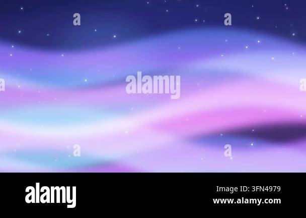 Abstract background with soft flowing waves of purple and pink colors ...