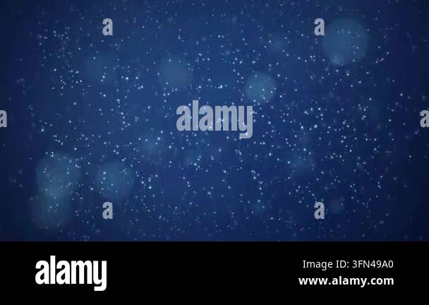 Abstract background with glowing particles and bokeh effects on a dark ...