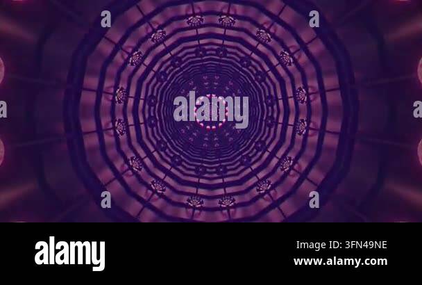 Abstract pattern creating circular shapes in purple hues Stock Video ...