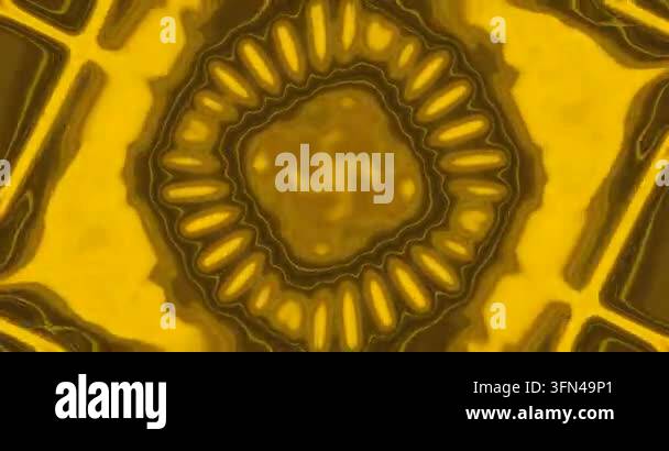 Abstract pattern featuring circular shapes in warm yellow tones Stock ...