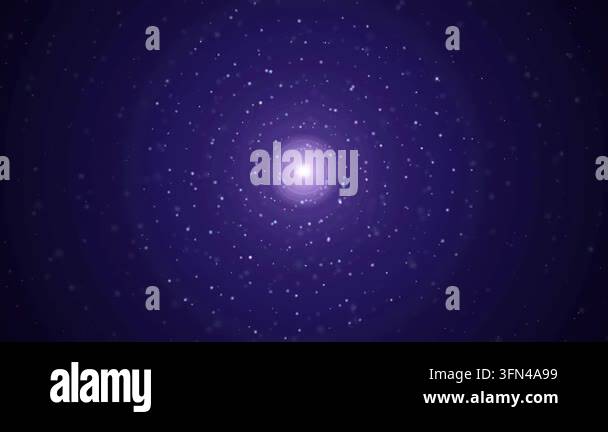 Abstract tunnel of light with swirling particles and bokeh effects ...