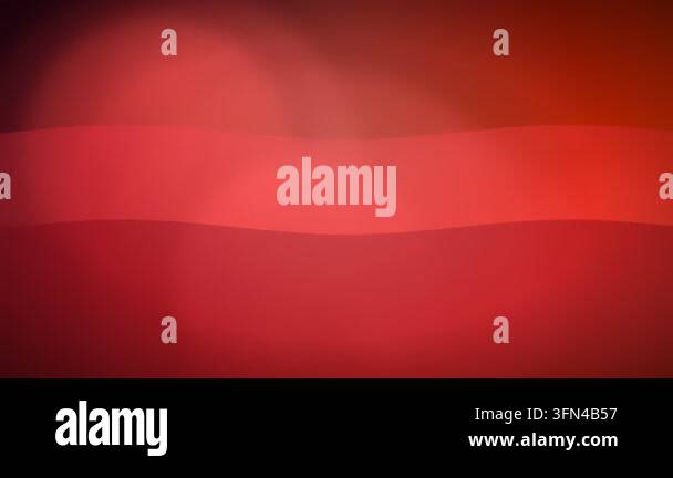 Abstract background with flowing waves of red and orange hues ...