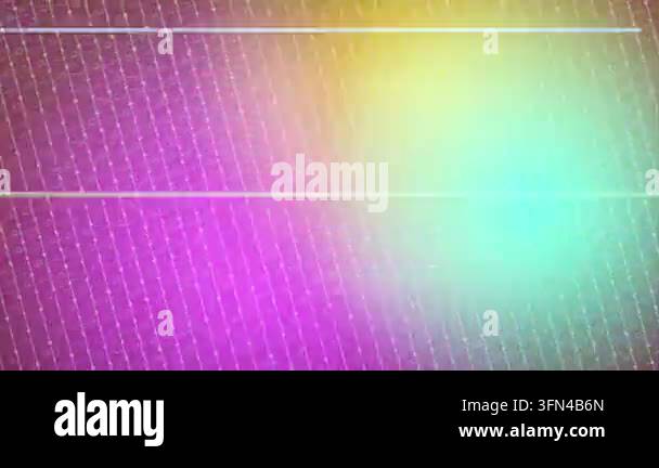 Abstract background with a grid pattern and colorful light leaks ...