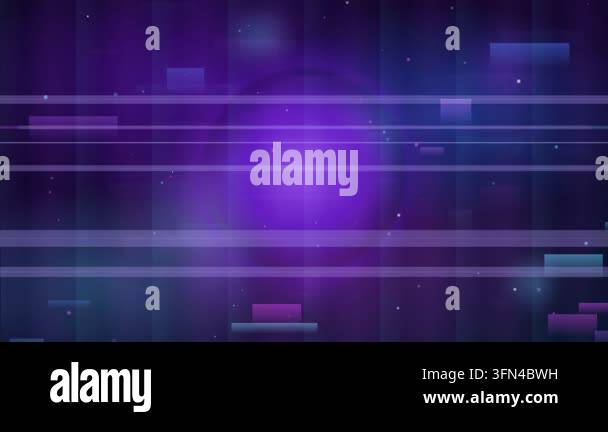 Abstract background with glowing particles and horizontal lines ...