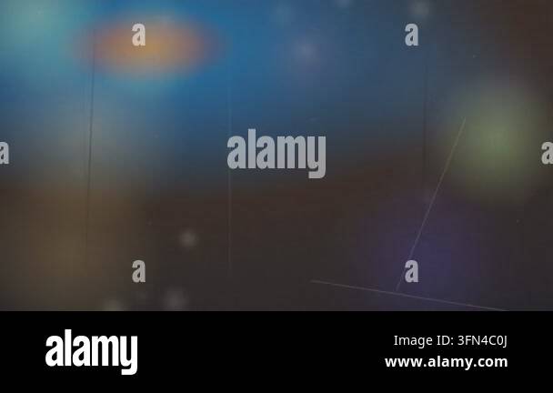 Abstract background with bokeh lights and subtle film grain texture ...