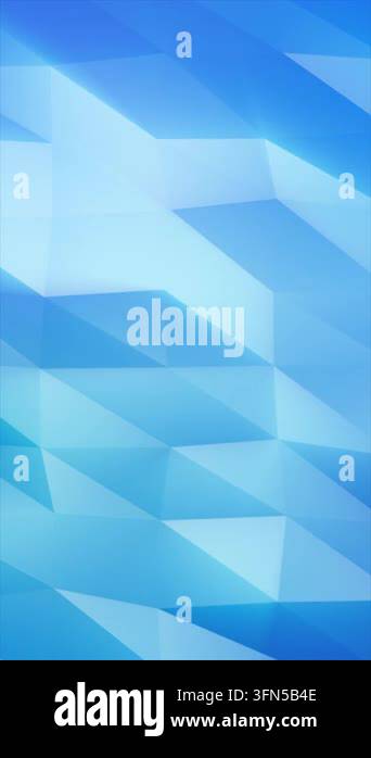 Abstract blue low poly background with geometric facets, soft gradients ...