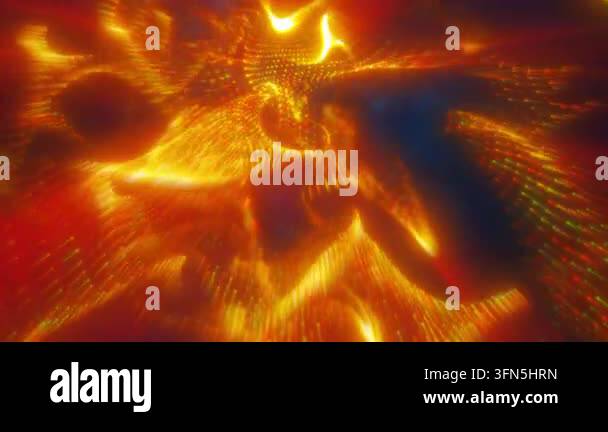A vibrant golden abstract background with dynamic motion and glowing ...