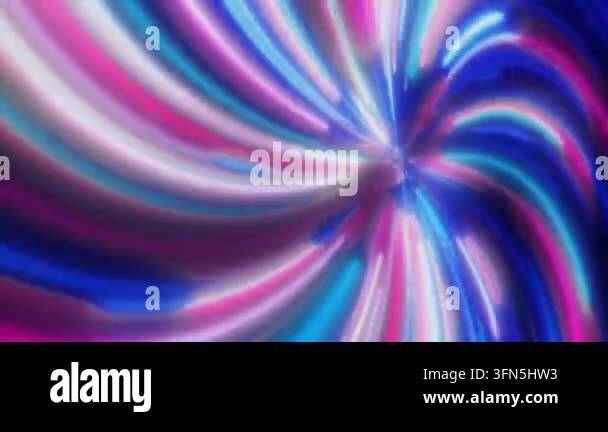 A mesmerizing swirl of neon light streaks in blue, pink, and purple ...