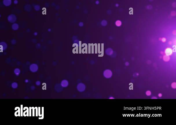 Abstract purple glowing bokeh lights with soft blurred circles Stock ...