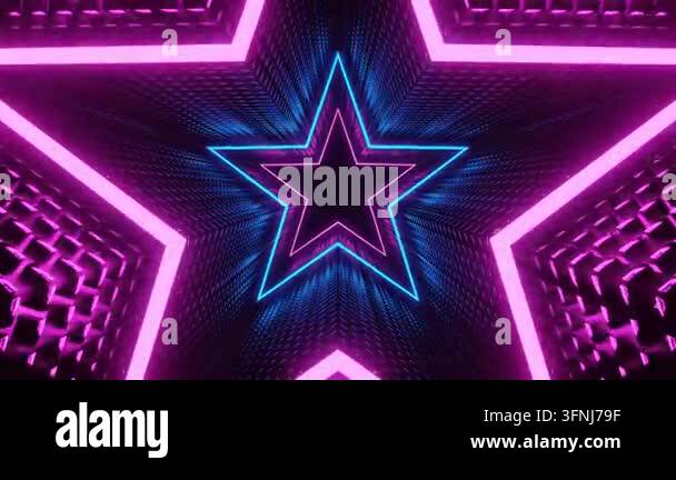 Vibrant abstract background with seamless motion effect and dynamic ...