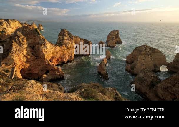 view-of-ponta-da-piedade-in-lagos-algarve-portugal-with-morning