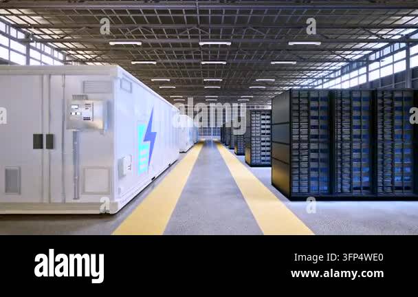 Desktop Comp System Unit Energy storage system or battery container unit for data center 4k ...