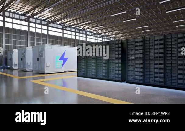 Desktop Comp System Unit Energy storage system or battery container unit for data center 4k ...